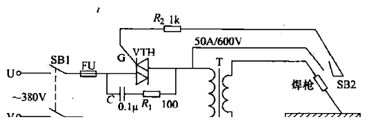 微動開關在焊機焊槍使用的電路及作用講解